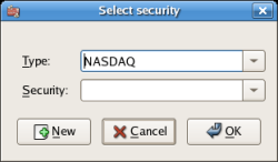 Select Security Window